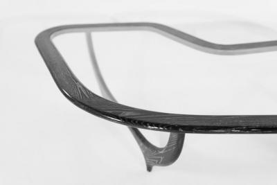 The Contour Coffee Table in Black Ceruse by Stamford Modern