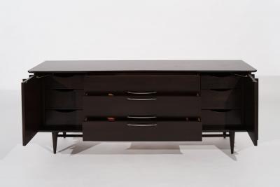 The Eloquence Credenza in Dark Walnut by Kent Coffey C 1950s