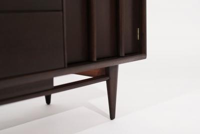 The Eloquence Credenza in Dark Walnut by Kent Coffey C 1950s