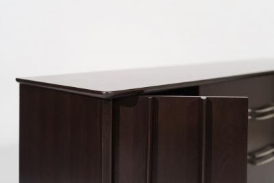 The Eloquence Credenza in Dark Walnut by Kent Coffey C 1950s