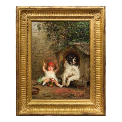 The First Lesson on the Drum H Rivers 19th Century 