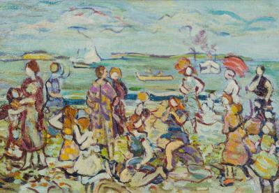 The Inlet Painting of Summer Scene