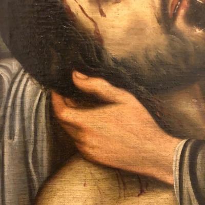 The Lamentation Spanish School Late 16th Century Painting