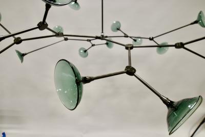 The Olivia 28 Dimmable LED Articulating Chandelier