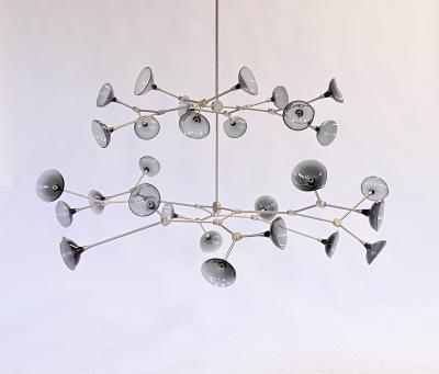The Olivia 28 Dimmable LED Articulating Chandelier