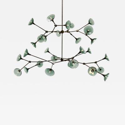 The Olivia 28 Dimmable LED Articulating Chandelier