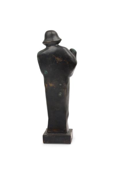 The Preacher Limited Edition Bronze Brutalist Contemporary Figural Sculpture