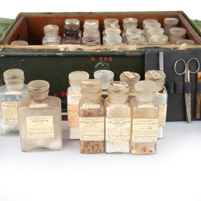 The S Y St George Expeditionary Medicine Box by Burroughs Wellcome and Co