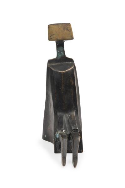 The Seer Limited Edition Bronze Brutalist Contemporary Figural Sculpture