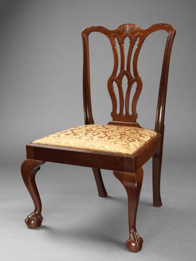 The Swan Family Chippendale Side Chair