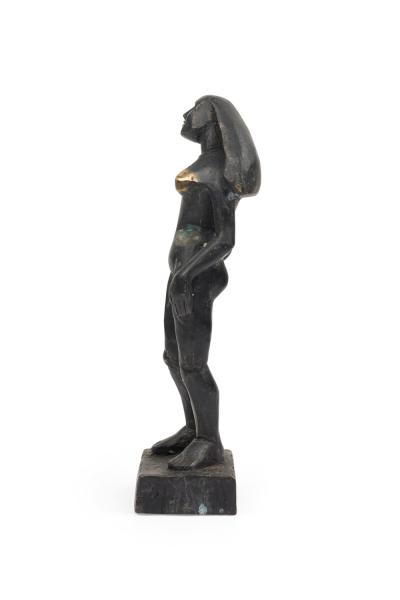 The Wait Limited Edition Bronze Brutalist Contemporary Figural Sculpture