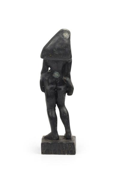 The Wait Limited Edition Bronze Brutalist Contemporary Figural Sculpture