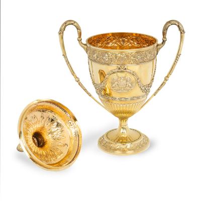 The large and interesting silver gilt trophy of Captain George Welstead