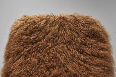 Theo Ruth Congo Lounge Chair in Mongolian Shearling by Theo Ruth The Netherlands 1950s