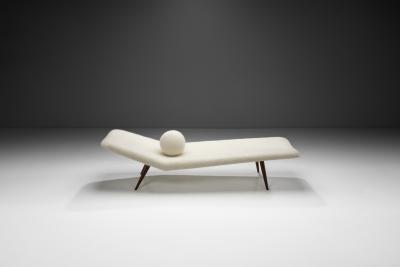 Theo Ruth Daybed in the manner of Theo Ruth with Matching Pillow Europe 20th Century