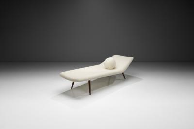 Theo Ruth Daybed in the manner of Theo Ruth with Matching Pillow Europe 20th Century