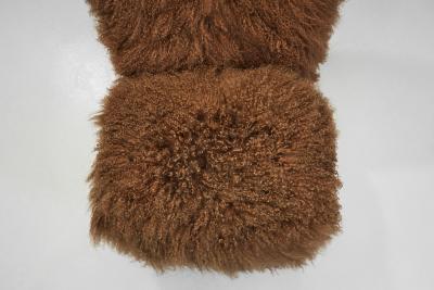 Theo Ruth Pair of Congo Lounge Chairs in Shearling by Theo Ruth The Netherlands 1950s