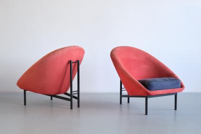 Theo Ruth Pair of Theo Ruth F815 Lounge Chairs Artifort Netherlands 1960s