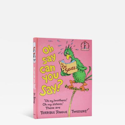 Theodor Seuss Dr Seuss Geisel Oh say can you say by Dr SEUSS