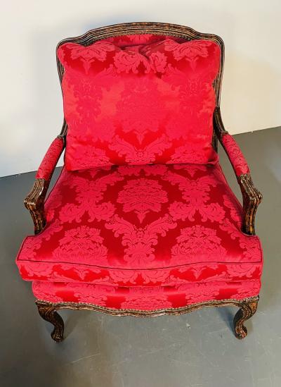 Theodore Alexander Pair of Tortoise Shell Lounge Chairs Marquis by Theodore Alexander Fauteuils