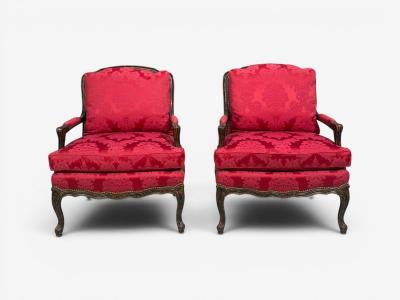 Theodore Alexander Pair of Tortoise Shell Lounge Chairs Marquis by Theodore Alexander Fauteuils