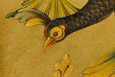 Theodore Alexander Regency Style Chinoiserie Hand Painted Screen