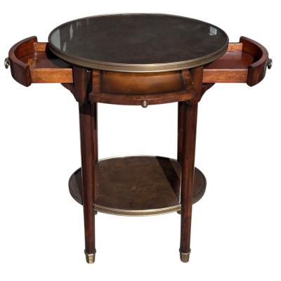 Theodore Alexander Regency Style Theodore Alexander Mahogany Brass Side End Table