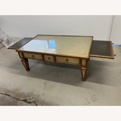 Theodore Alexander Theodore Alexander Coffee table w glass top