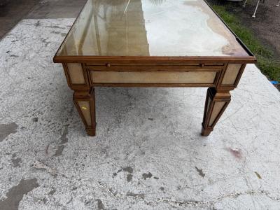 Theodore Alexander Theodore Alexander Coffee table w glass top