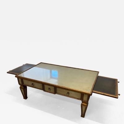 Theodore Alexander Theodore Alexander Coffee table w glass top