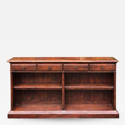 Theodore Alexander Theodore Alexander Spanish Colonial Rustic Mahogany Bookcase