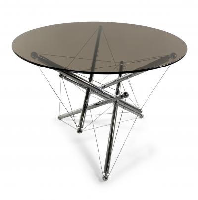 Theodore Waddell Theodore Waddell for Cassina Mid Century Modern Chrome Tension Table