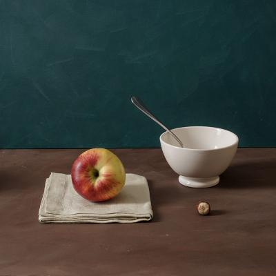 Thierry Genay APPLE HAZELNUT LINEN AND BOWL Still life photography 1 9