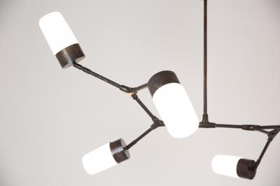 Thierry Jeannot PENDANT HORIZONTAL 6 shades brass bronze