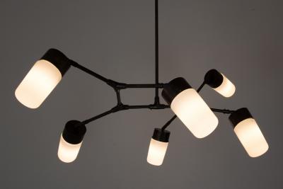 Thierry Jeannot PENDANT HORIZONTAL 6 shades brass bronze