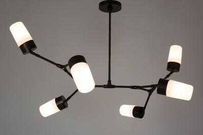 Thierry Jeannot PENDANT HORIZONTAL 6 shades brass bronze