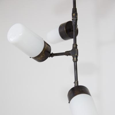 Thierry Jeannot PENDANT VERTICAL 6 shades brass bronze