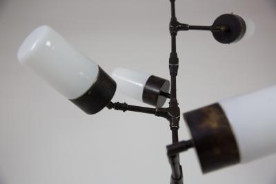 Thierry Jeannot PENDANT VERTICAL 6 shades brass bronze