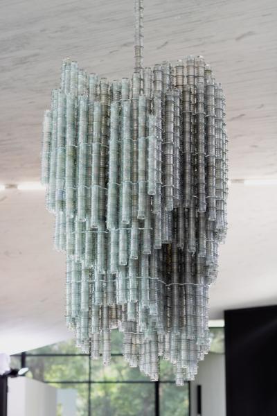 Thierry Jeannot SYBIOSIS chandelier and scones
