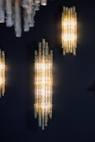 Thierry Jeannot SYBIOSIS chandelier and scones