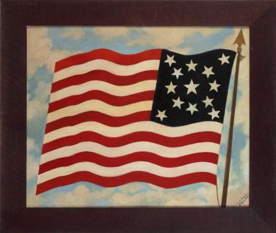 Thirteen 13 Star National Flag