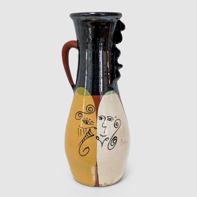 Thomas Bux LARGE CERMIC VASE by Thomas Bux 20th century