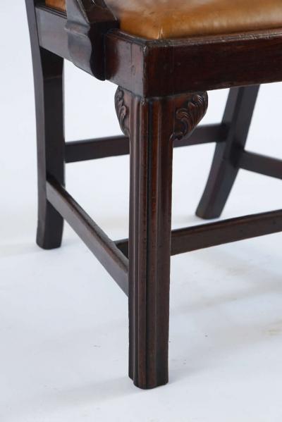 Thomas Chippendale Gothic Chippendale Mahogany Armchair