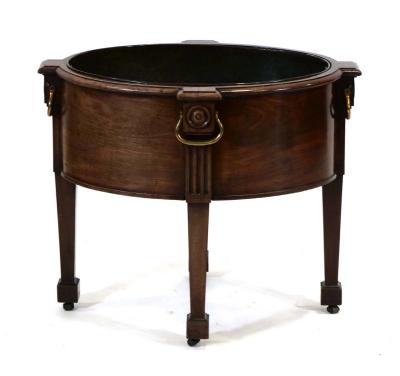 Thomas Chippendale Rare Archictectural Georgian Period Oval Wine Cooler English 1765