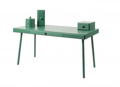Thomas Dariel French Contemporary Colorful Ash Desk 