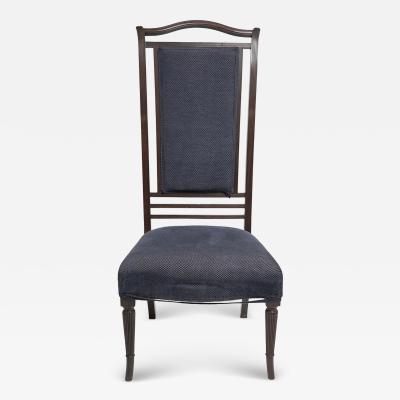 Thomas Edward Collcutt Thomas Edward Collcutt for Collinson Lock Aesthetic Movement high back chair 