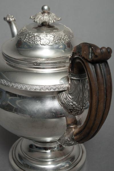 Thomas Fletcher 5 Pieces Silver Tea Service