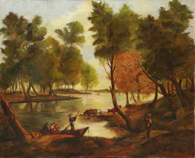 Thomas Gainsborough View near Kings Bromley