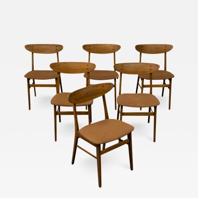 Thomas Harlev Set of 1950s Danish Thomas Harlev Dining Chairs The Smile Denmark