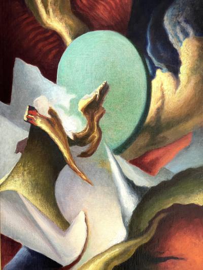 Thomas Hart Benton FANTASY Oil on Canvas by Thomas Hart Benton